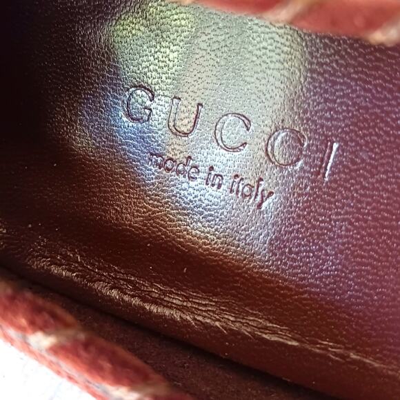 Gucci Horsebit Loafers Sz 6.5 B Suede Leather Bamboo Tassel Glam Italy has Flaw - Picture 8 of 14